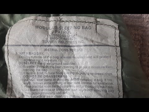 Military Modular Sleep System (Patrol) Bag Review
