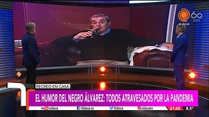 Humor en tiempos de pandemia El Negro Álvarez contó cómo vive el encierro en Córdoba: "Toco la guitarra, compongo, hablo por teléfono con amigos, cuido a los perros y también uso las redes sociales". | ElDoce.tv