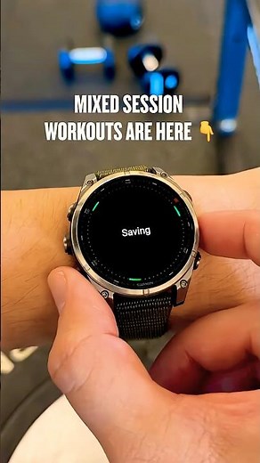 Mixed Session workouts are here | Garmin