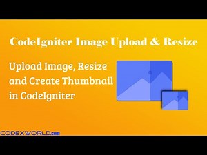 Upload Image and Create Thumbnail in CodeIgniter