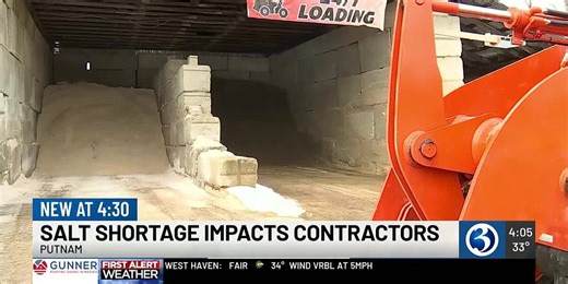 Salt shortage affecting the northeast