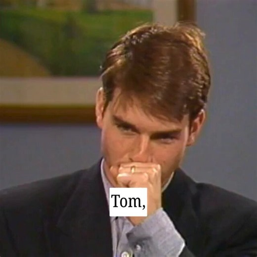 A 26-year-old Tom Cruise on failure, risk, and refusing the "movie star" label:In a 1988 interview around the release of Rain Man, the interviewer pushes Cruise on whether fame has made him emotionally guarded — suggesting that "just out of necessity as a movie star, there is some part of you that has to be cut off."Cruise pushes back immediately:"You have to understand, it's not about being a movie star. This whole interview and every time we sit down — you ask me this, and every time I tell yo