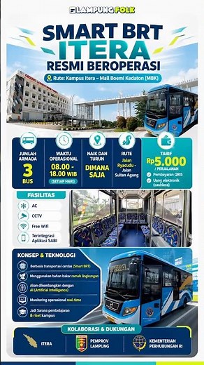 Smart BRT Itera - MBK Now Operating #lampungfolk