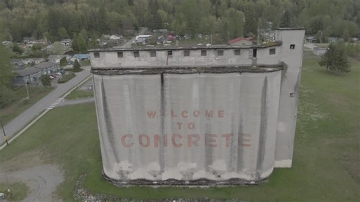 Town of Concrete's historic silos offer opportunity for climbers
