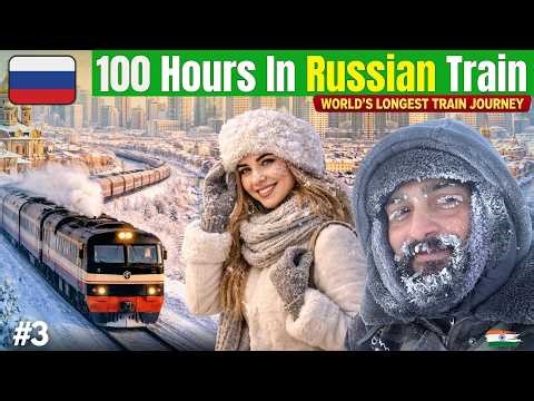 World’s Longest Train Route In Russia | TRANS SIBERIAN TRAIN Journey