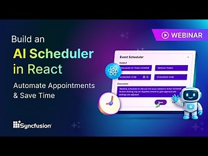 Build an AI Scheduler in React — Automate Appointments and Save Time [Webinar]