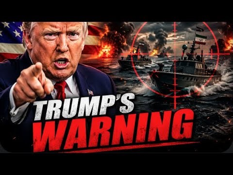 President Trump Holds Public Event After Threatening To Shoot Iranian Mine Boats 📱