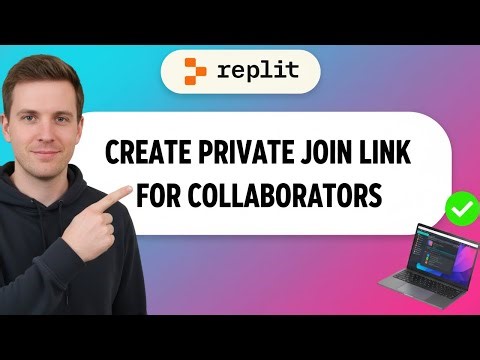 How to CREATE a PRIVATE JOIN LINK for COLLABORATORS in Replit (Step by Step) 2025
