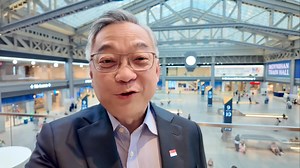 Boarding the train to Washington DC after a day of meetings in NYC. This journey will take about 3 hours. Look forward to being in DC soon. | Gan Kim Yong