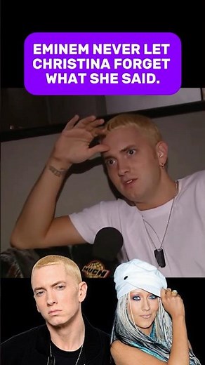Eminem Was Asked About Christina Aguilera… He Didn’t Hold Back