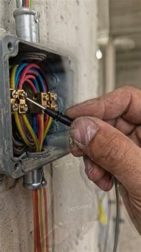 “Testing 220V Electricity with a Multimeter ⚡ Real Voltage Check!”