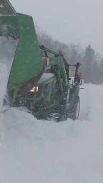 Snowmageddon in PA | John Deere 2025R Plowing
