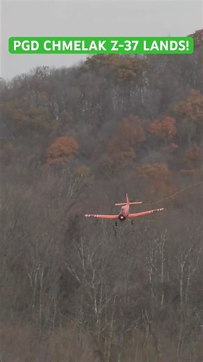 PGD Chmelak Z-37 Lands! #rcscale #rc #aviation