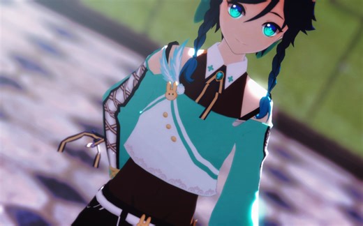 【原神MMD】dance all night-Venti Band