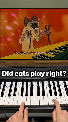 The Crazy Piano Scene from Aristocats! 🎹🉐