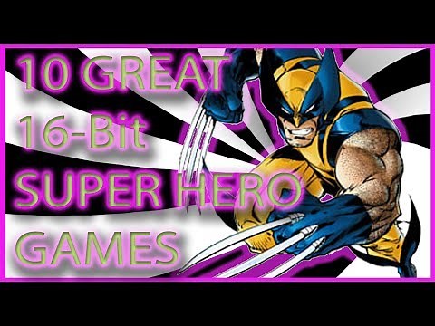 10 Great 16-Bit Super Hero Games