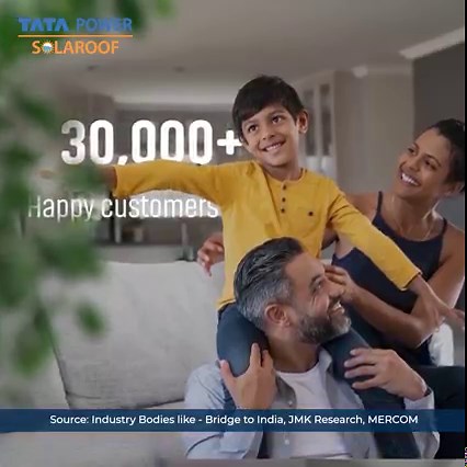 55 reactions · 5 comments | India’s No. 1 Solar Rooftop, 8th Year in a row! Proud of our #Solaroof offering to have been recognised for a robust pan-India sales and service network with over 30,000 happy customers. Go Solar and #DoGreen, call 1800 25 777 77. #TataPowerSolaroof #CleanEnergy | Tata Power | Facebook
