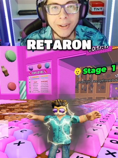 Escapa del teclado sin tocar las paredes en Roblox Mundo Dos