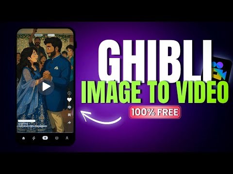 Create Ghibli style Videos for 100% FREE 🤯 ✨ | Ghibli Style images ko Video mein convert kaise kare