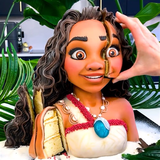 Stunning 3D Moana cake, ready to shine! ⛵ | MetDaan Cakes