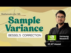 10.21 Bessel’s Correction | Why n-1 in sample variance? | Statistics & Probability