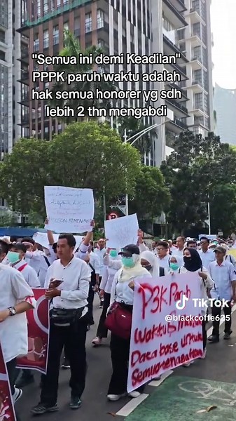"Semua ini demi Keadilan" PPPK paruh waktu adalah hak semua honorer yg...