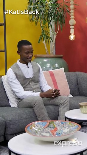 Encouragement for Katlego Maboe on his Return to Expresso Show