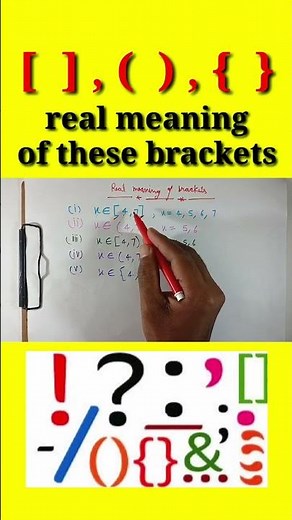 real meaning of all brackets #shorts