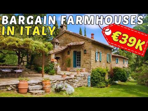 5 CHEAP Farmhouses in ITALY You Can Actually Live In | Real Homes Under €55K