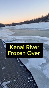The Kenai River is locked up Tight…sub zero temps for over 2 weeks will do that! #alaska #fishing #kenairiver #kenai #soldotna | Alaska Living, History and Outdoors