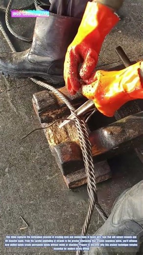 How Craftsmen Interlock Heavy Cables for Maritime Strength