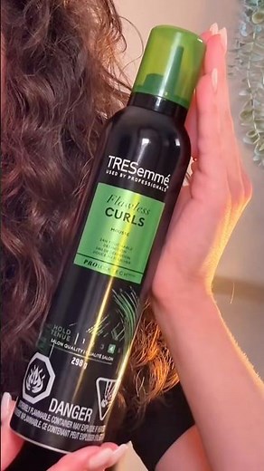 TRESe mé Flawless Curls Hair Mousse-‪@tresemme‬ #TRESemmeCurls#curlhack #curlyhairtutorial#curlygirls