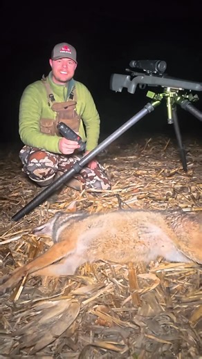 growingdeertv | Night hunting success! @winchesterammunition @burrisoptics @winchesterhunting @winchesterrepeatingarms @thleteoutdoors #coyote #hunt... | Instagram