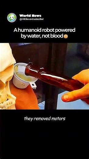 A Humanoid Robot Powered by Water 😳
