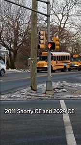 2011 IC CE Shorty Handi and 2024 IC CE Driving By #icbus #diesel #bus #schoolbus #acceleration