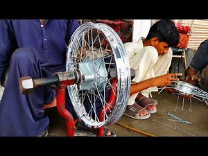 Bike Wheel Truing Process | Rim Straightening & Perfect Balance Fix | Full Workshop Repair Guide