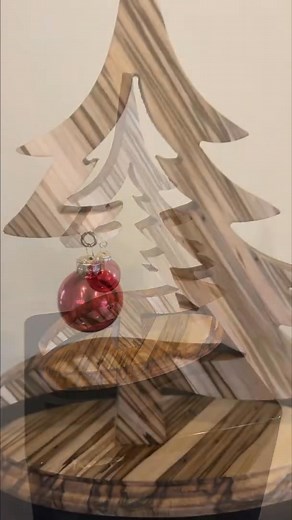 Used vectricltd VcravePro to make this little Christmas tree decoration. I’m still learning the program but from what I can tell, it’s super versatile and powerful. And even though I only have a few brain cells lef | Fisher's Shop