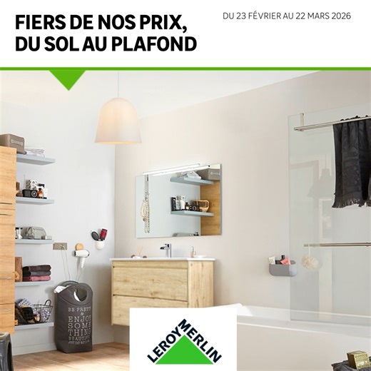En ce moment, on met les prix au cœur de vos envies pour rénover, aménager et embellir chaque pièce de la maison 🏷️ C’est le moment de concrétiser vos idées sans dépasser votre budget 💪 On en profite ici 👉 : https://www.lakazleroymerlin.re/ 🔨 | Leroy Merlin Sainte Marie Réunion