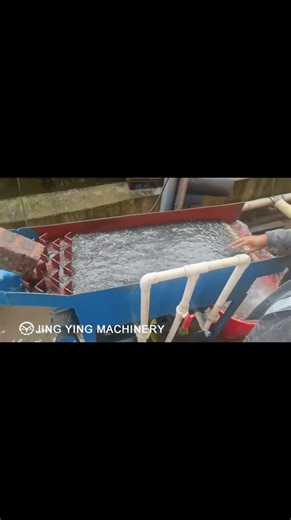Gold jigger jigging mineral separation equipment in mining industry #jigging #machine #jycrusher