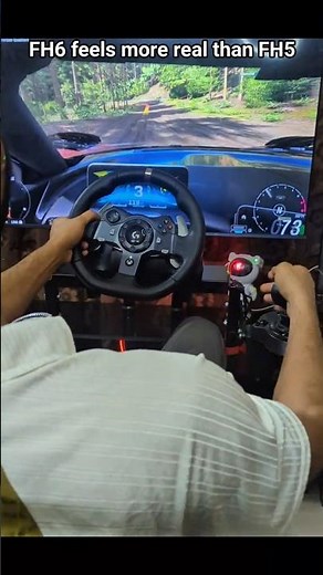 Wheel is more responsive in Forza 6 🔥 #shorts