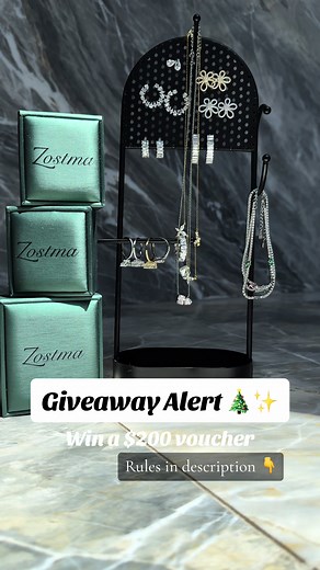 Christmas Giveaway: Win a $200 Voucher from Zostma Jewelry!