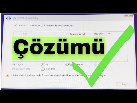 [ÇÖZÜM] Windows Kurarken Hiçbir Sürücü Bulunamadı Hatası