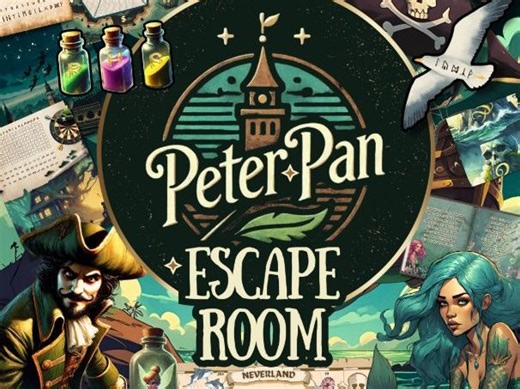Peter Pan Escape Room Pirate Day Printable Game | Teaching Resources