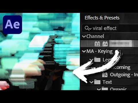 VIRAL SPEED LINES MINIMAX EFFECT - AFTER EFFECTS TUTORIAL