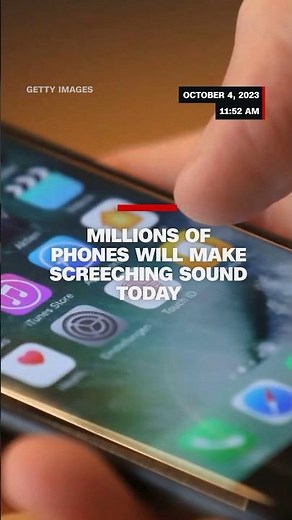 Millions of cell phones to make a screeching noise at the same time