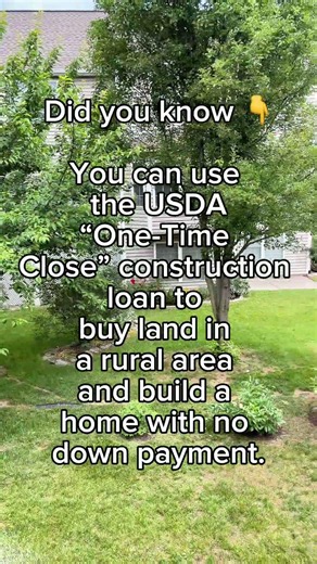 Combine Land Purchase and Construction into One Loan #USDA Loans