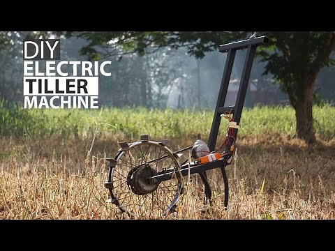 Battery Operated Electric Power Tiller Machine