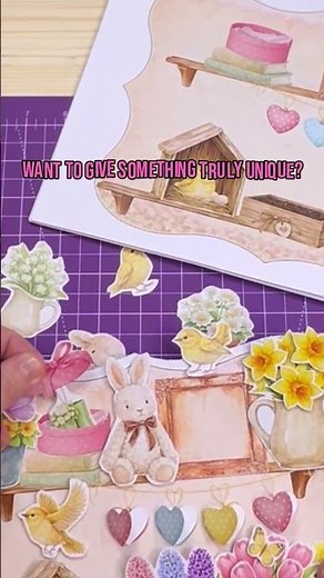 Make Your Own Handmade Card ✂️ Easy DIY Greeting Card with Printable Template