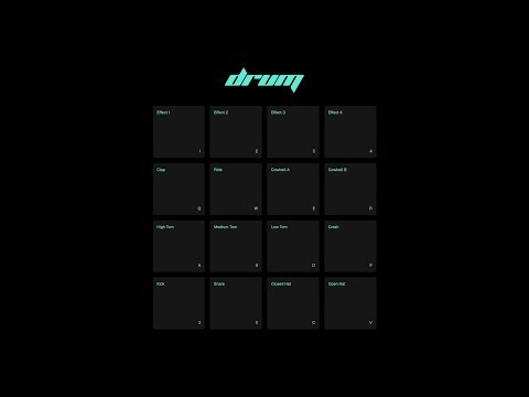 Drum Pad Machine with Tone.js, Next.js and TypeScript