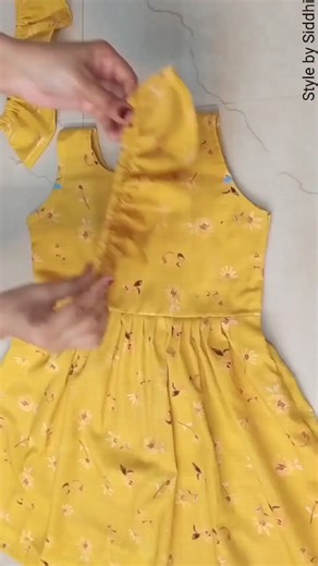 841K views · 14K reactions | Yoke Baby Frock Cutting and stitching #sew #sewing #sewinghacks #soundtrack #fashiondesigning #sewingideas #diy #stitch #stitching #fashion #design | Style By Siddhi | Facebook